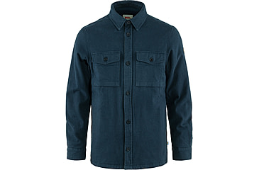 Image of Fjallraven Ovik Lite Padded Shirt - Mens, Dark Navy-Dark Navy, Medium, F87069-555-555-M
