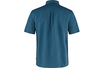 Image of Fjallraven Ovik Lite Short Sleeve Shirt - Mens, Uncle Blue, Small, F87038-520-S