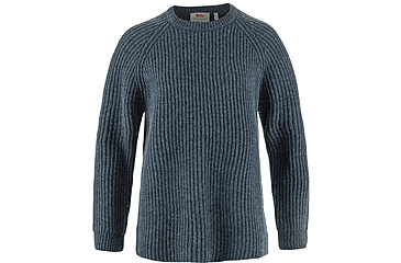Image of Fjallraven Ovik Rib Sweater - Womens, Navy, Large, F14600183-560FR-L