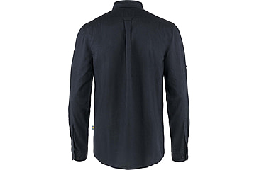 Image of Fjallraven Ovik Travel Long Sleeve Shirt - Mens, Dark Navy, 2XL, F87208-555-XXL