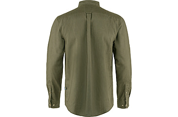 Image of Fjallraven Ovik Travel Long Sleeve Shirt - Mens, Green, Extra Small, F87208-620-XS