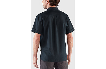 Image of Fjallraven Ovik Travel Short Sleeve Shirt - Mens, Dark Navy, 2XL, F87039-555-XXL