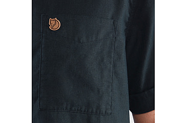 Image of Fjallraven Ovik Travel Short Sleeve Shirt - Mens, Dark Navy, 2XL, F87039-555-XXL