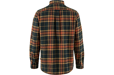 Image of Fjallraven Ovik Twill Shirt - Mens, Autumn Leaf/Dark Navy, Medium, F81478-215-555-M