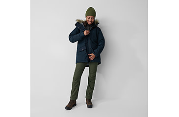 Image of Fjallraven Singi Down Jacket - Women's, Extra Small, Dark Navy, F86374-555-XS