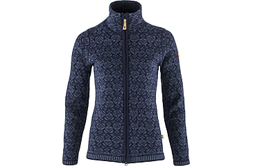 Image of Fjallraven Snow Cardigan - Womens, Dark Navy, 2XS, F89912-555-XXS