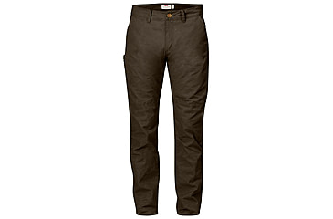 Image of Fjallraven Sormland Tapered Trousers - Mens, Dark Olive, US 36/EU 52, F90651-633-52