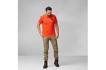 Image of Fjallraven Walkith Nature T-Shirt - Mens, Flame Orange, Extra Large, F12600216-214-XL