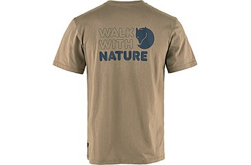 Image of Fjallraven Walkith Nature T-Shirt - Mens, Suede Brown, Extra Small, F12600216-244-XS