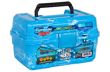 Image of Flambeau Big Mouth Tackle Kid's Box Kit, Blue Swirl, 355BMR