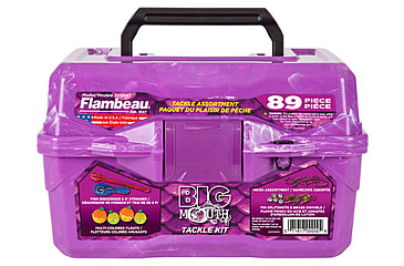 Image of Flambeau Big Mouth Tackle Kids Box Kit, Purple Swirl, 355BMT
