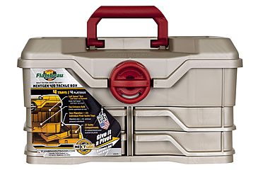Image of Flambeau NextGen 4/0 Medium Tackle Box, Fine Metallic Carmel, 440NGAT