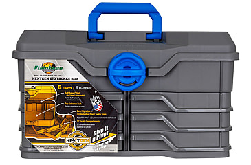 Image of Flambeau NextGen 6/0 Large Tackle Box, Dark Cool Gray, 660NGAG