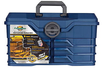 Image of Flambeau NextGen 6/0 Large Tackle Box, Fine Metallic Blue, 660NGAB