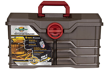 Image of Flambeau NextGen 6/0 Large Tackle Box, Fine Metallic Coffee, 660NGAN