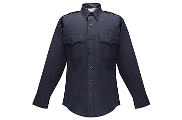 Image of Flying Cross Deluxe Tactical Long Sleeve Shirt w/ Com Ports - Men's, LAPD Navy, 17in Neck, 36/37in Sleeve, 48W39861703637
