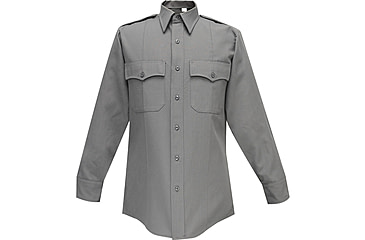 Image of Flying Cross Deluxe Tropical Long Sleeve Shirt - Men's, Slate Gray, 17in Neck, 34/35in Sleeve, 46W66911703435