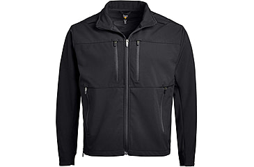 Image of Flying Cross Dutyguard Full Zip Softshell Jacket - Mens, Black, Regular, Medium, 5740010MEDIUMREG