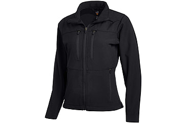Image of Flying Cross Dutyguard Full Zip Softshell Jacket - Womens, Black, Long, X-Large, 57400W10XLARGELONG