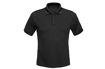 Image of Flying Cross Short Sleeve Impact Polo, Black - 320010LARGENA