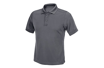 Image of Flying Cross Short Sleeve Impact Polo - Men's, Gray, Extra Large, 320001XLARGENA