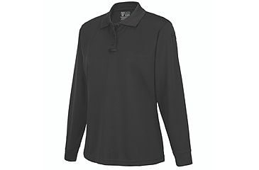 Image of Flying Cross Long Sleeve Impact Polo - Women's, Black, Large, 3221W10LARGENA