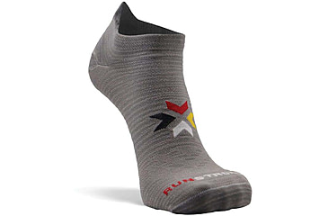 Image of Fox River Canyon Ultra-Lightweight Ankle Running Sock, Grey, Extra Large, 173753