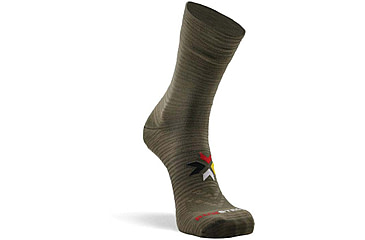 Image of Fox River Canyon Ultra-Lightweight Crew Running Sock, Olive, Small, 124794