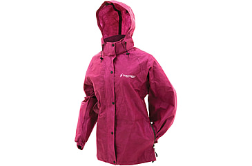 Image of Frogg Toggs Pro Action Rain Jacket - Womens, Black Cherry, Large, PA63523-15LG