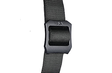 Image of G-Code EDC Quest Belt, Black Belt/Black Anodized Buckle, 4XL 52in-56in, QUEST-BK-BK-4XL