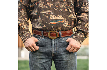 Image of Galco 1 1/2in SB24 Center Post Flat Back Buckle Holster Belt, Tan, 34, SB24-34