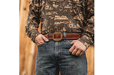 Image of Galco 1 1/2in SB24 Center Post Flat Back Buckle Holster Belt, Tan, 34, SB24-34