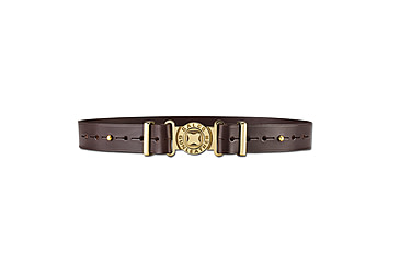 Image of Galco Adjustable Shell Pouch Belt,Ambidextrous, Dark Havana, Medium 32-38 - LT1001DH