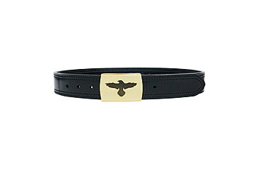 Image of Galco SB32 1 1/2in Gunsite Raven Flat Back Buckle Holster Belt, Black, 32in, SB32-32B