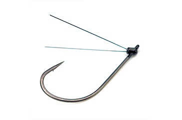 Image of Gamakatsu G-Finesse Weedless Wacky Hook, Titanium wdguard Nano Coat, Size 3/0, Qty 4, 367213