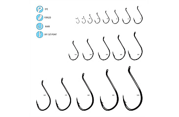 Image of Gamakatsu Octopus Hook, Barbed, Needle Point Ringed Eye, Chartreuse, Size 2/0, 5 per Pack, 02612-C