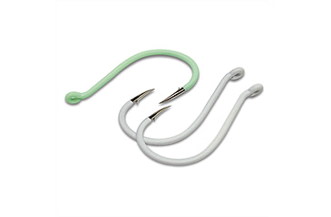 Image of Gamakatsu Octopus Hook, Barbed, Needle Point Ringed Eye, Glow, Size 6, 7 per Pack, 02607-GL