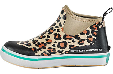 Image of Gator Waders Camp Boots - Womens, Leopard/Aqua, 6 US, CAM3001W6