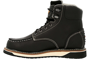 Image of Georgia Boot AMP LT Wedge Waterproof Moc-Toe 6in Work Boot - Mens, Medium, Black, 9.5, GB00475-095M