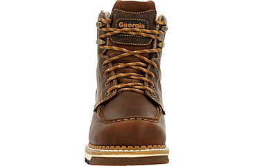 Image of Georgia Boot AMP LT Wedge Waterproof Moc-Toe 6in Work Boot - Mens, Wide, Brown, 8.5, GB00429-085W