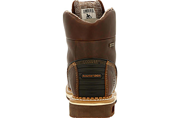Image of Georgia Boot AMP LT Wedge Waterproof Moc-Toe 6in Work Boot - Mens, Wide, Brown, 8.5, GB00429-085W