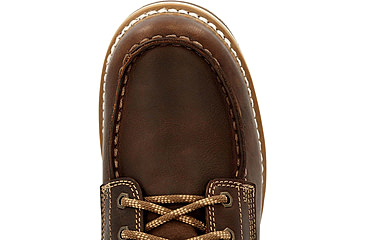 Image of Georgia Boot AMP LT Wedge Waterproof Moc-Toe 6in Work Boot - Mens, Wide, Brown, 8.5, GB00429-085W