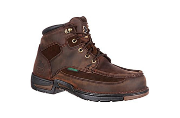 Image of Georgia Boot Athens Waterproof 6 inch Work Boot w/Steel Toe - Men's, Brown, 13, G7603-130M