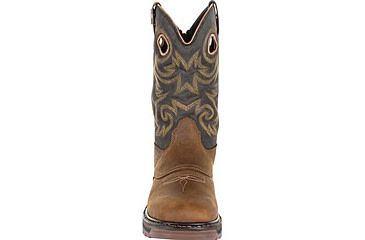 Image of Georgia Boot Carbo-Tec LT Waterproof 11 inch Pull-On Work Boot - Mens, Brown/Black, 8.5, GB00266-085M