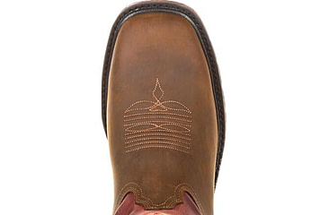 Image of Georgia Boot Carbo-Tec Waterproof 11 inch Pull-On Boot - Mens, Brown/Red, 12, GB00221-120M