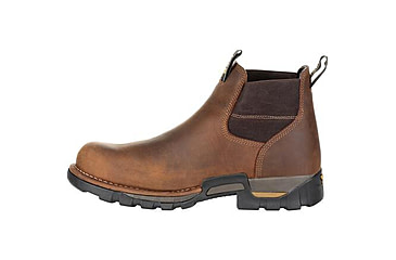 Image of Georgia Boot Eagle One Waterproof Chelsea 4 inch Work Boot - Mens, Brown, 9.5 Wide, GB00315-095W
