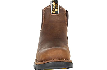 Image of Georgia Boot Eagle One Waterproof Chelsea 4 inch Work Boot - Mens, Brown, 9.5 Wide, GB00315-095W