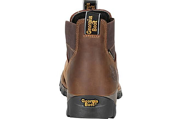 Image of Georgia Boot Eagle One Waterproof Chelsea 4 inch Work Boot - Mens, Brown, 9.5 Wide, GB00315-095W