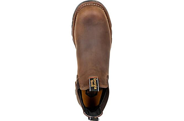 Image of Georgia Boot Eagle One Waterproof Chelsea 4 inch Work Boot - Mens, Brown, 9.5 Wide, GB00315-095W