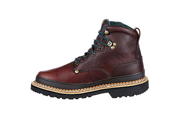 Image of Georgia Boot Giant 6 inch Work Boot w/Steel Toe - Mens, Soggy Brown, 9.5 Wide, G6374-095W